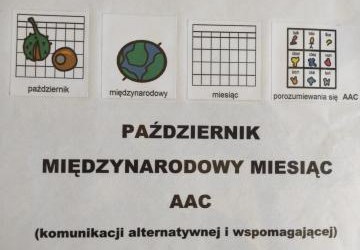 PAŹDZIERNIK – MIESIĄCEM KOMUNIKACJI AAC